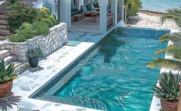 Luxury pool California lifestyle